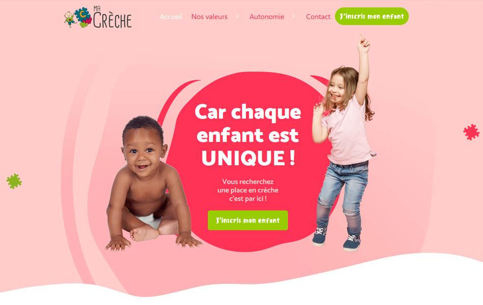 Site web de Ma Crèche